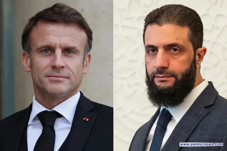 ماكرون يدعو الشرع لزيارة فرنسا